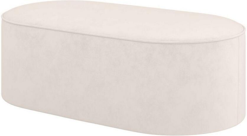 Andas Hocker EIVIND zitpoef afmetingen: B D H: 142 70 48 cm ook in bouclé en fijncord met golfondersteuning - Foto 3