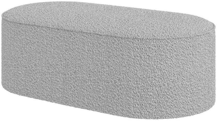 Andas Hocker EIVIND zitpoef afmetingen: B D H: 142 70 48 cm ook in bouclé en fijncord met golfondersteuning - Foto 4