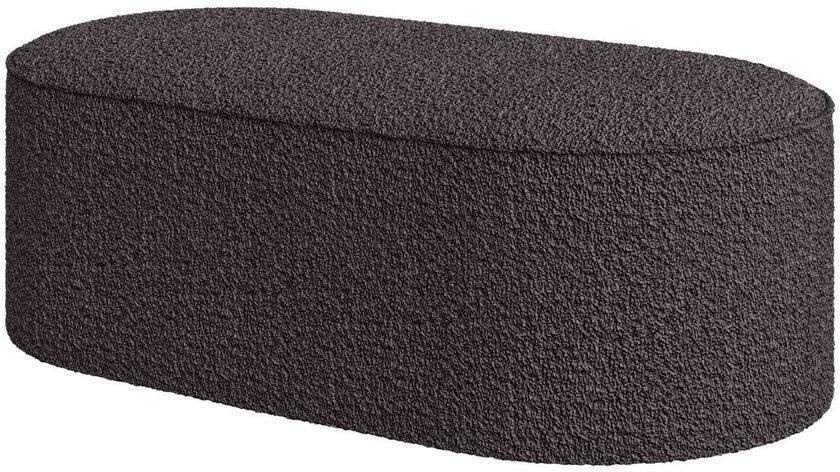 Andas Hocker EIVIND zitpoef afmetingen: B D H: 142 70 48 cm ook in bouclé en fijncord met golfondersteuning - Foto 4