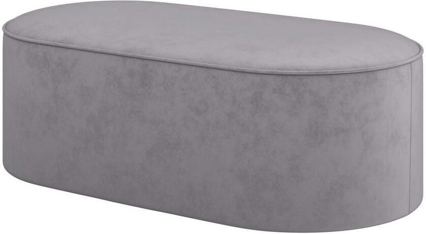 Andas Hocker EIVIND zitpoef afmetingen: B D H: 142 70 48 cm ook in bouclé en fijncord met golfondersteuning - Foto 4