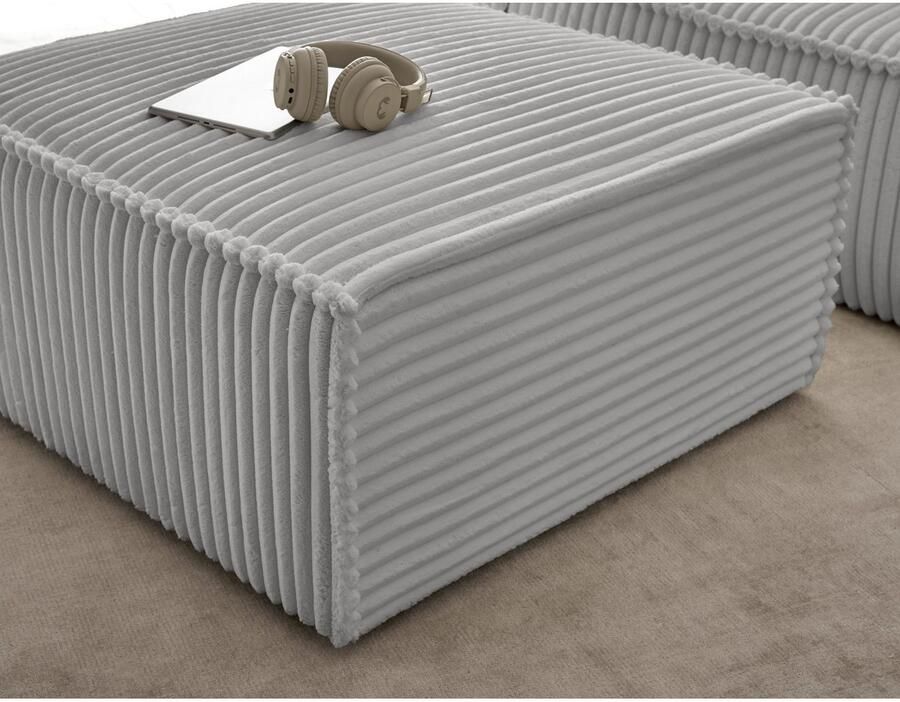 Andas Hocker Finnley vierkant past bij loveseat finnley - Foto 3