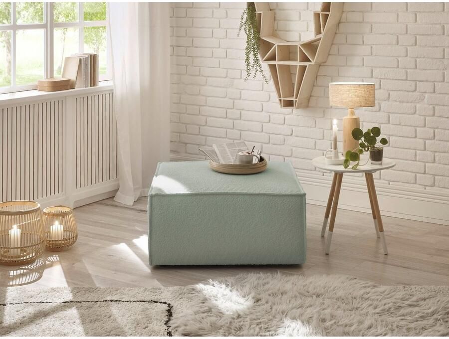 Andas Hocker Finnley vierkant past bij loveseat finnley - Foto 3