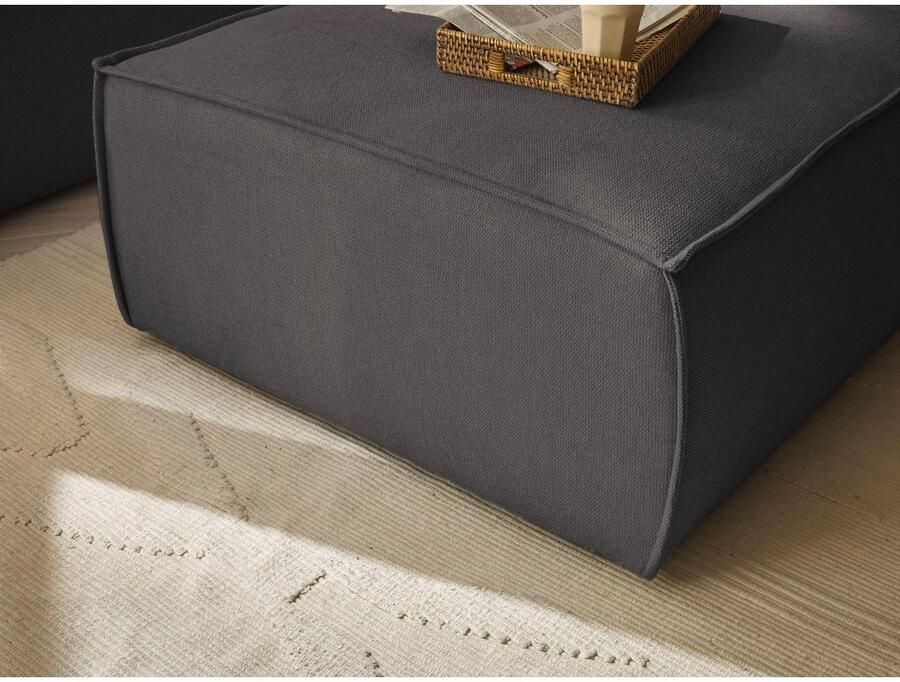 OTTO Loveseat FINNLEY Loveseat & Hocker in set trendy stoffen incl. Sierkussens beschikbaar in de stofkwaliteiten bouclé structuur fijn en mega cord (2-delig) - Foto 4