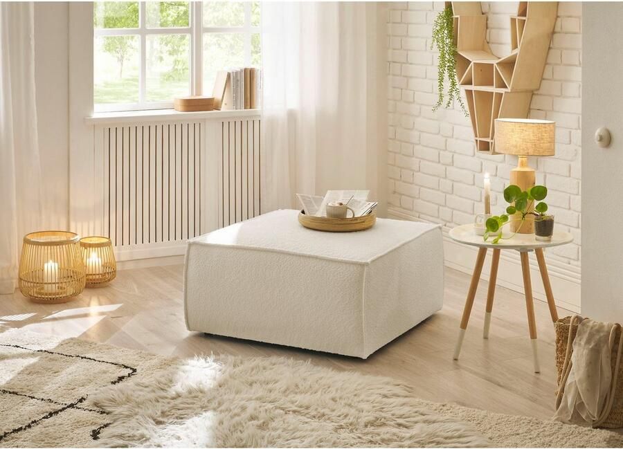Andas Hocker Finnley vierkant past bij loveseat finnley - Foto 4