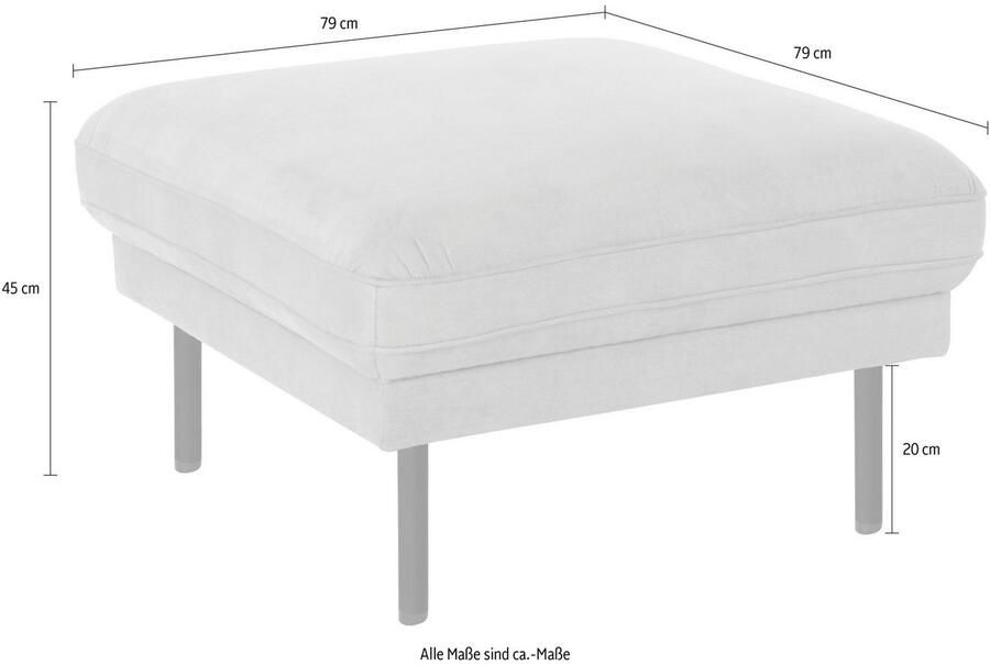 Andas Hocker Nordfyn chic design in 3 stofkwaliteiten design by morten georgsen - Foto 2