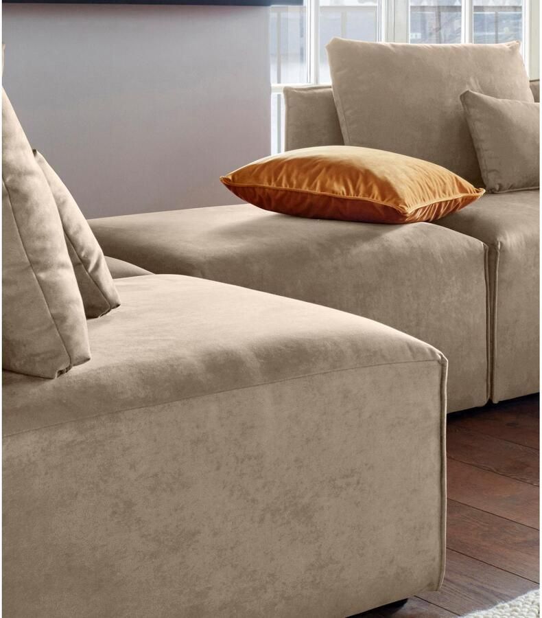 Andas Hocker Nöre Modulair om samen te stellen in vele stofkwaliteiten en kleuren