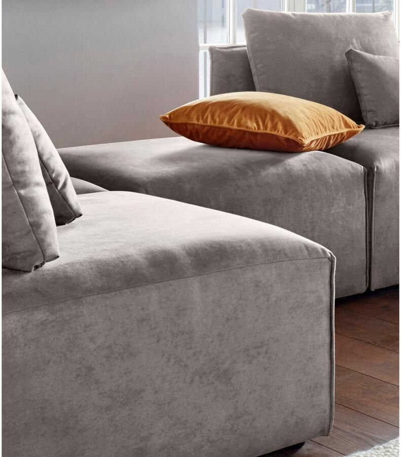 Andas Hocker Nöre Modulair om samen te stellen in vele stofkwaliteiten en kleuren