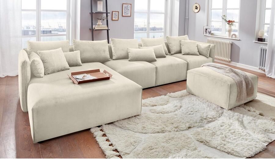 Andas Hocker Nöre Modulair om samen te stellen in vele stofkwaliteiten en kleuren - Foto 8