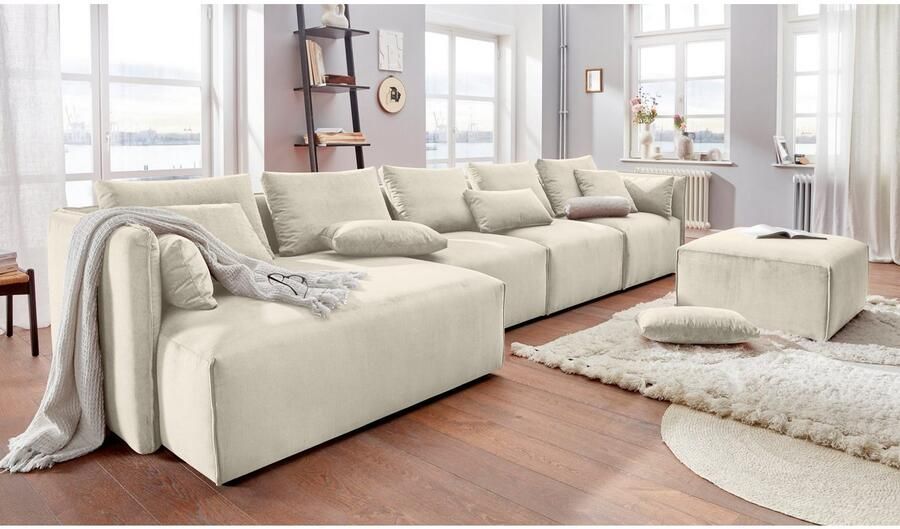 Andas Hocker Nöre Modulair om samen te stellen in vele stofkwaliteiten en kleuren - Foto 7