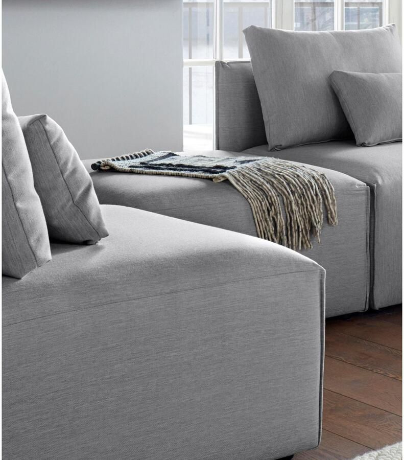 Andas Hocker Nöre Modulair om samen te stellen in vele stofkwaliteiten en kleuren