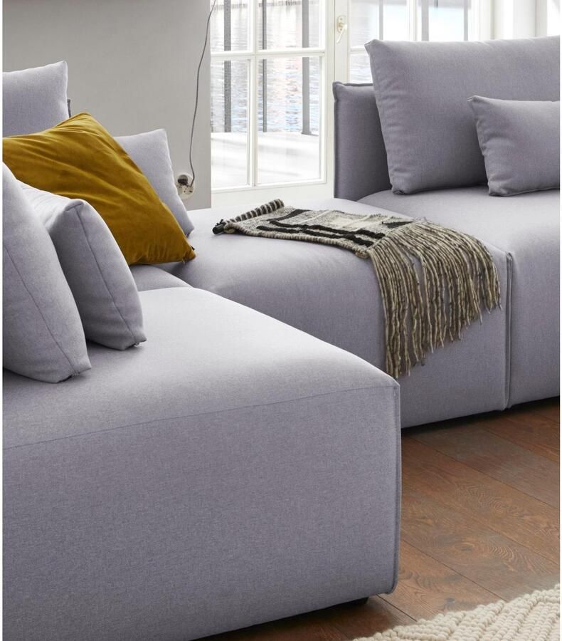 Andas Hocker Nöre Modulair om samen te stellen in vele stofkwaliteiten en kleuren