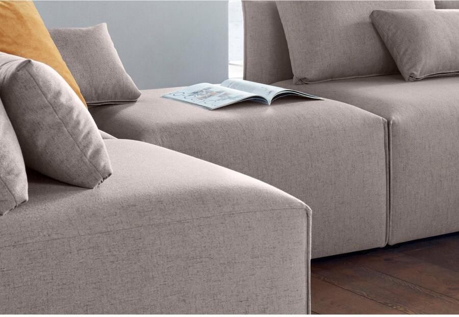 Andas Hocker Nöre Modulair om samen te stellen in vele stofkwaliteiten en kleuren