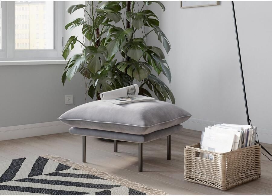 Andas Hocker Stine Bijzonder design door kussen-look en opstaande naad by Morten Georgsen - Foto 3