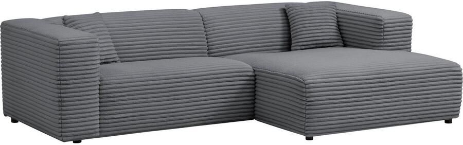 Home affaire Hoekbank BAKELS L-vorm in cord of bouclé stof moderne bank naar keuze chaise longue rechts links comfortabel zitcomfort - Foto 12