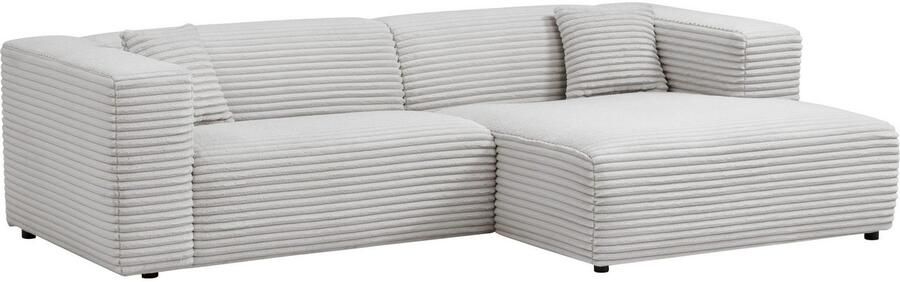 Home affaire Hoekbank BAKELS L-vorm in cord of bouclé stof moderne bank naar keuze chaise longue rechts links comfortabel zitcomfort - Foto 12