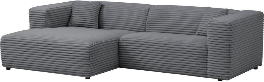 Home affaire Hoekbank BAKELS L-vorm in cord of bouclé stof moderne bank naar keuze chaise longue rechts links comfortabel zitcomfort - Foto 13