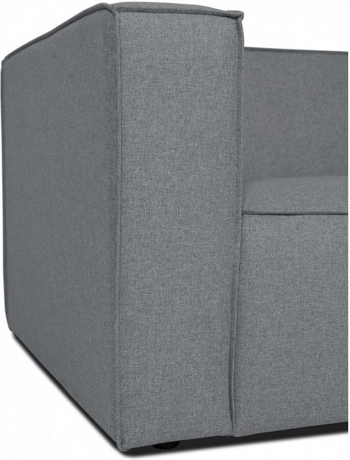 Andas Hoekbank Dalby L-model extra diepe zitting met biesnaad aangenaam zitcomfort - Foto 2