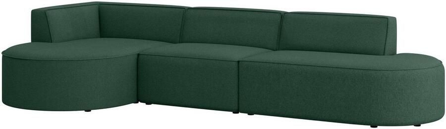 Andas Hoekbank EIVIND designerbank met ottomane rechts links B D H: 343 159 72 cm - Foto 6