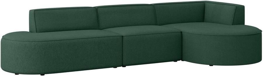 Andas Hoekbank EIVIND designerbank met ottomane rechts links B D H: 343 159 72 cm - Foto 6