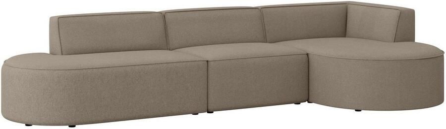 Andas Hoekbank EIVIND designerbank met ottomane rechts links B D H: 343 159 72 cm - Foto 5