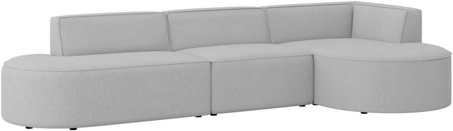 Andas Hoekbank EIVIND designerbank met ottomane rechts links B D H: 343 159 72 cm - Foto 5