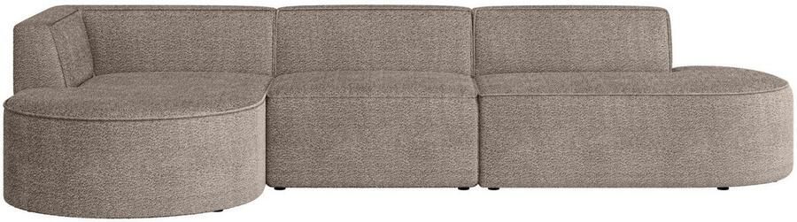 Andas Hoekbank EIVIND designerbank met ottomane rechts links B D H: 343 159 72 cm - Foto 6