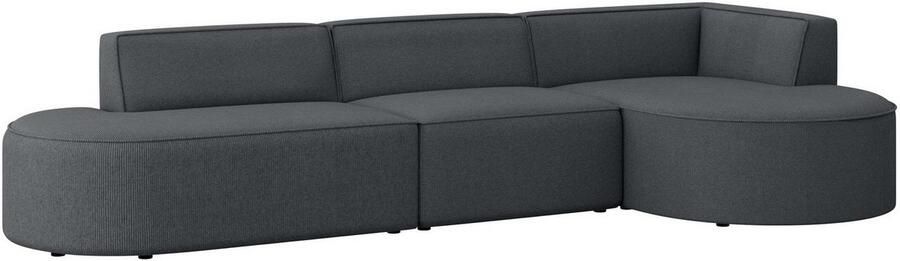 Andas Hoekbank EIVIND designerbank met ottomane rechts links B D H: 343 159 72 cm - Foto 6