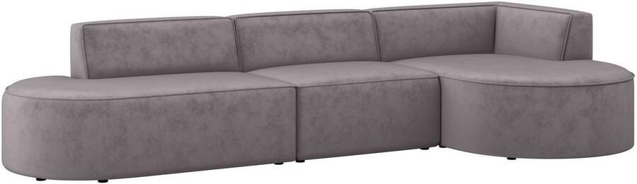 Andas Hoekbank EIVIND designerbank met ottomane rechts links B D H: 343 159 72 cm - Foto 6