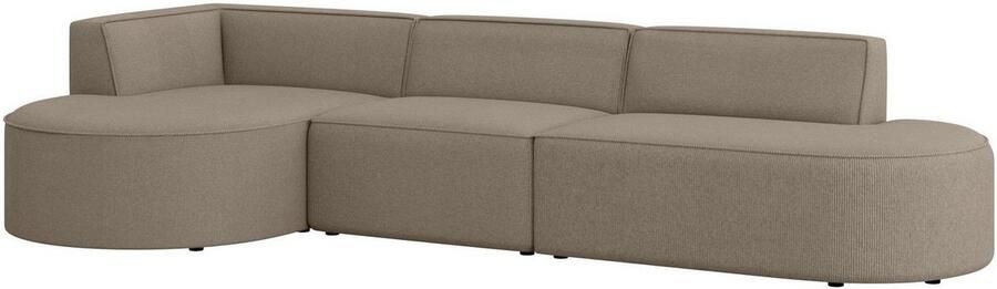 Andas Hoekbank EIVIND designerbank met ottomane rechts links B D H: 343 159 72 cm - Foto 5