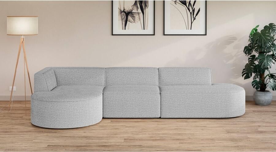 OTTO Hoekbank EIVIND designerbank met mane rechts links B D H: 343 159 72 cm - Foto 3