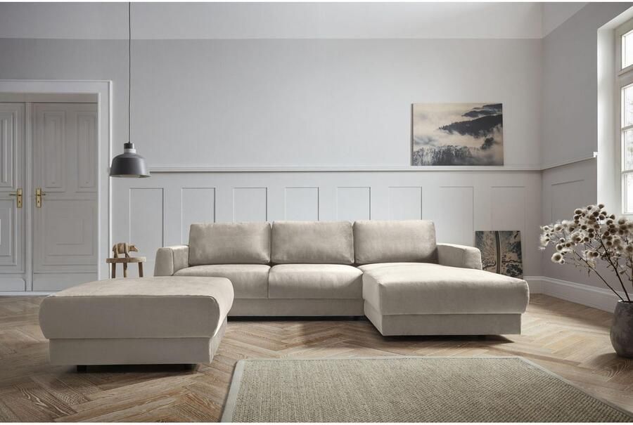 Andas Hoekbank Hobro L-vorm in 3 stofkwaliteiten in vele kleuren design by morten georgsen (2-delig) - Foto 2