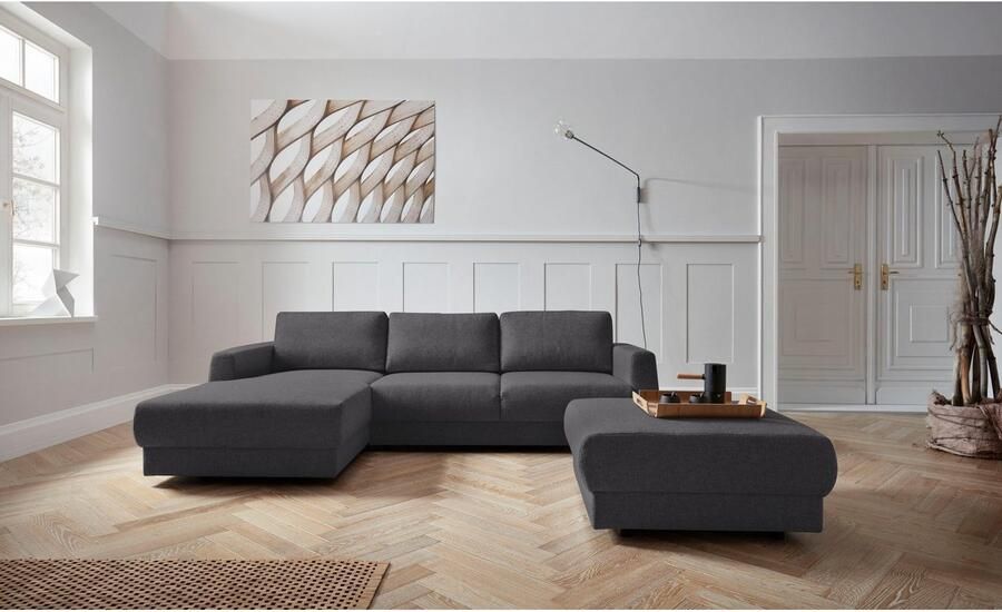 Andas Hoekbank Hobro L-vorm in 3 stofkwaliteiten in vele kleuren design by morten georgsen (2-delig) - Foto 3