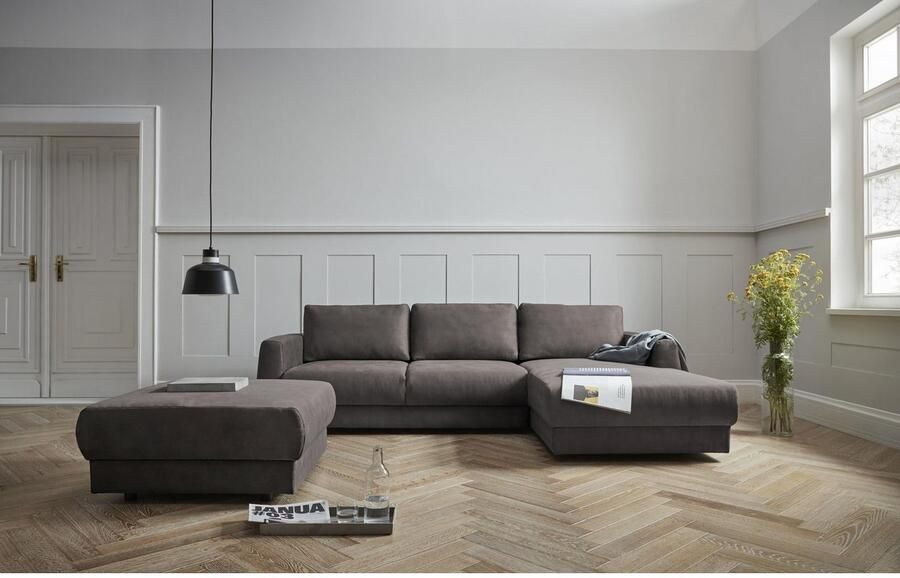 Andas Hoekbank Hobro L-vorm in 3 stofkwaliteiten in vele kleuren design by morten georgsen (2-delig) - Foto 2