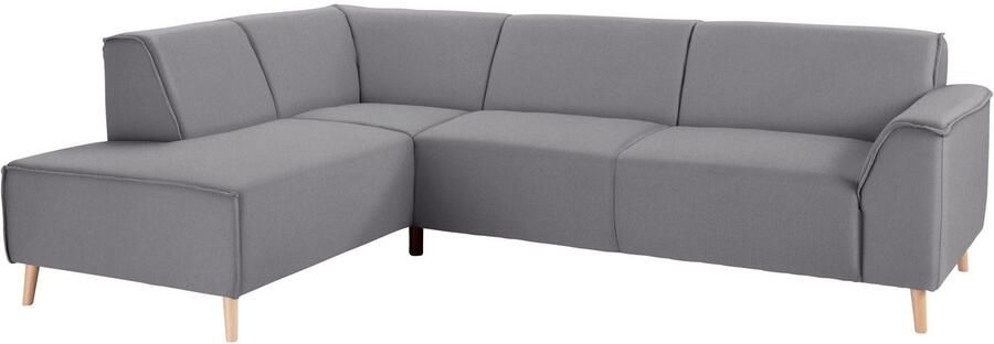 Andas Hoekbank Janek Scandic Design elegant en tijdloos L-vorm met binnenvering en opstaande naad in scandinavisch design - Foto 4