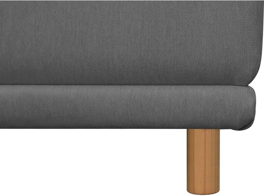 OTTO Hoekbank Maroon L-vorm in een scandinavisch design met losse kussens - Foto 2