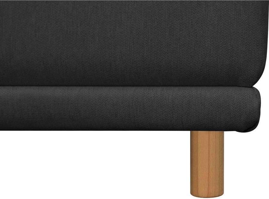 OTTO Hoekbank Maroon L-vorm in een scandinavisch design met losse kussens - Foto 2