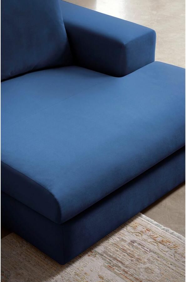 Andas Hoekbank SLEETLAND XXL van fluweel of in vintage leer-look L-model - Foto 2