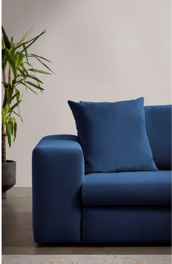 Andas Hoekbank SLEETLAND XXL van fluweel of in vintage leer-look L-model - Foto 4