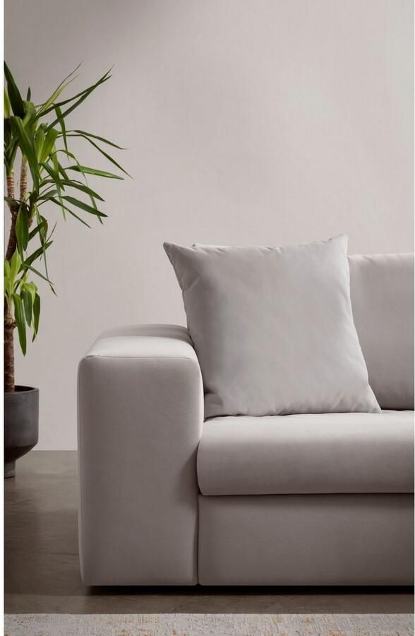 Andas Hoekbank SLEETLAND XXL van fluweel of in vintage leer-look L-model - Foto 4