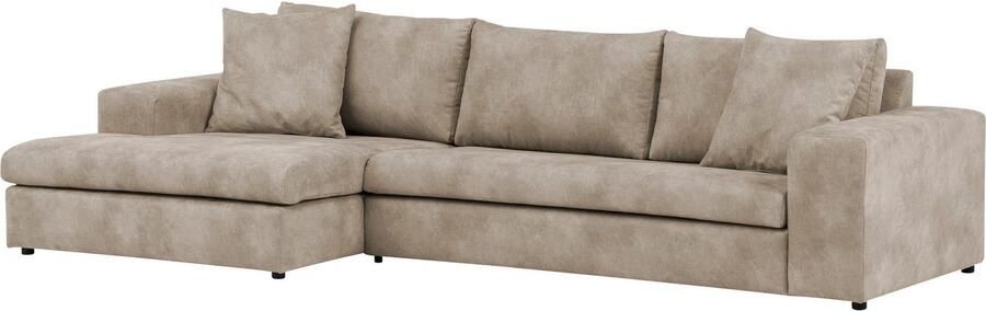 Andas Hoekbank SLEETLAND XXL van fluweel of in vintage leer-look L-model - Foto 7