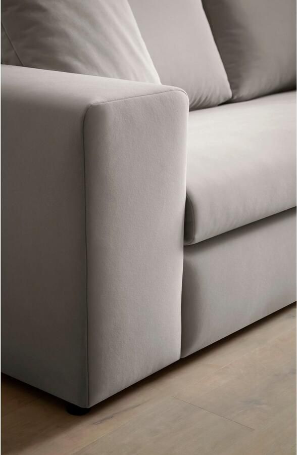 Andas Hoekbank SLEETLAND XXL van fluweel of in vintage leer-look L-model - Foto 4