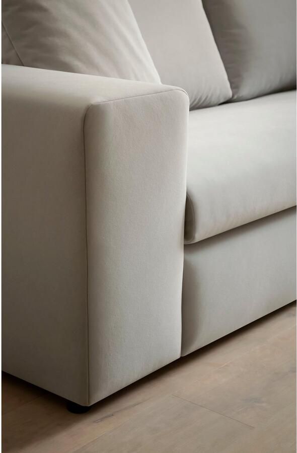 Andas Hoekbank SLEETLAND XXL van fluweel of in vintage leer-look L-model - Foto 4