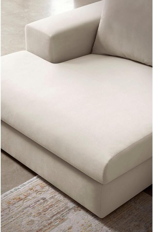 Andas Hoekbank SLEETLAND XXL van fluweel of in vintage leer-look L-model - Foto 2