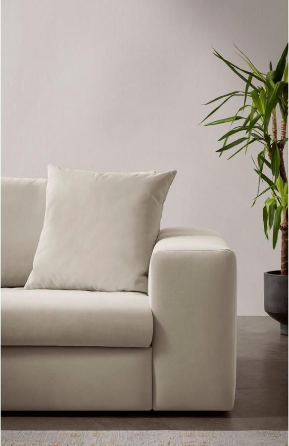 Andas Hoekbank SLEETLAND XXL van fluweel of in vintage leer-look L-model - Foto 5