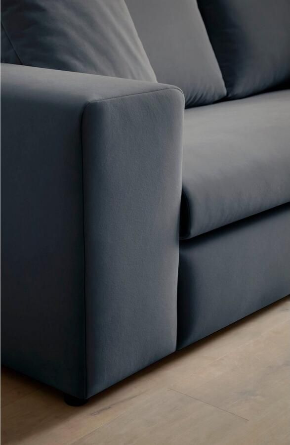 Andas Hoekbank SLEETLAND XXL van fluweel of in vintage leer-look L-model - Foto 4