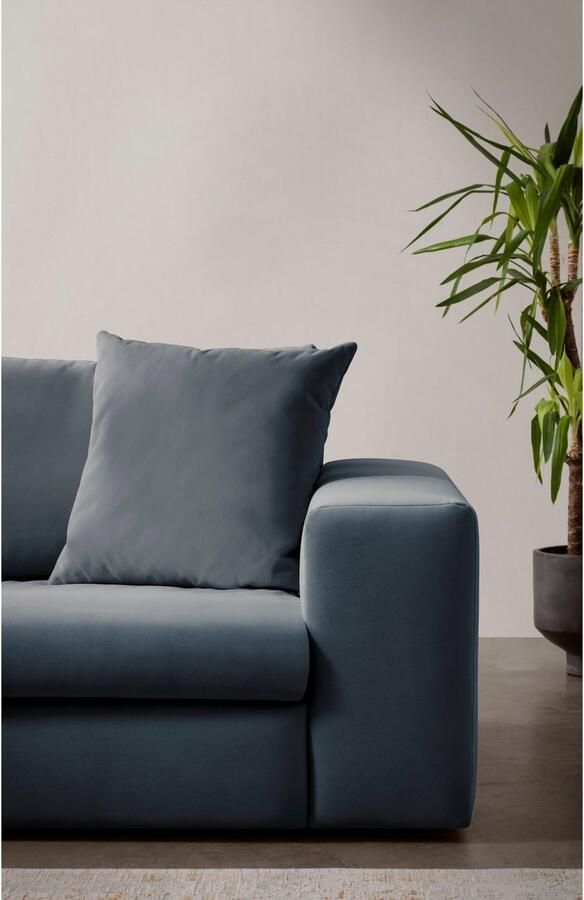 Andas Hoekbank SLEETLAND XXL van fluweel of in vintage leer-look L-model - Foto 5