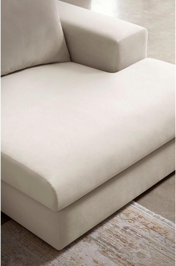 Andas Hoekbank SLEETLAND XXL van fluweel of in vintage leer-look L-model - Foto 2