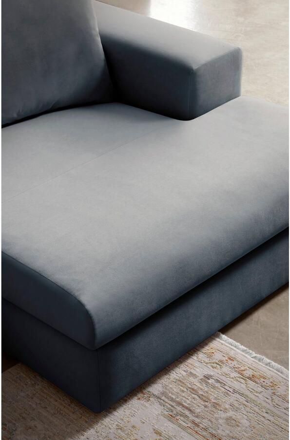 Andas Hoekbank SLEETLAND XXL van fluweel of in vintage leer-look L-model - Foto 2