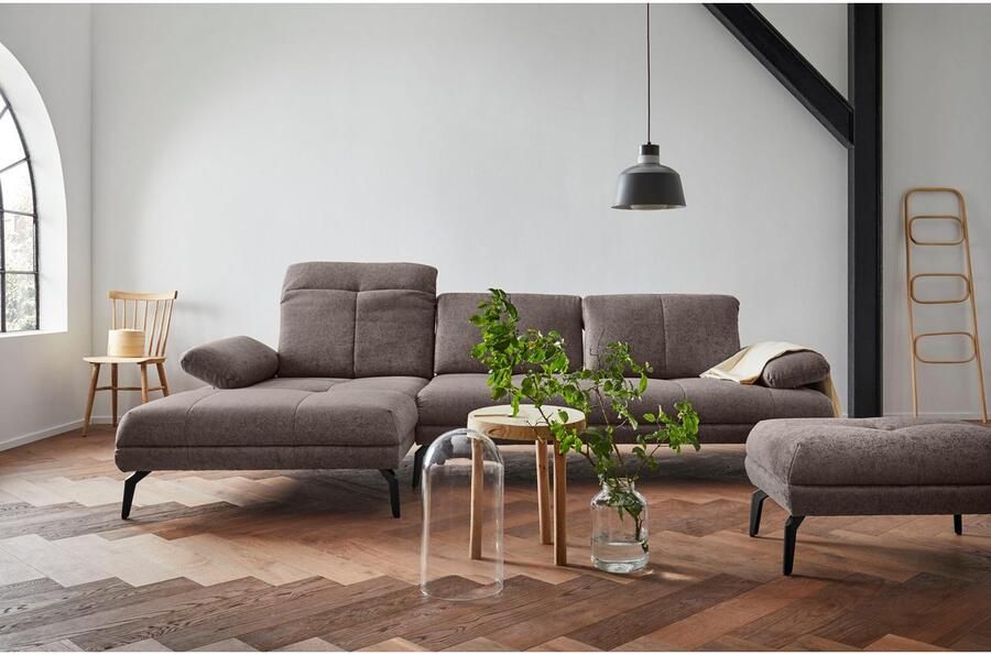 Andas Hoekbank Stenlille Multifunctionele sofa L-vorm incl. verstelbare zitdiepte hoofdbord en armleuning - Foto 6