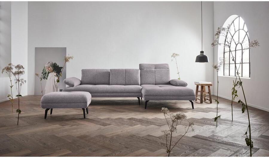 Andas Hoekbank Stenlille Multifunctionele sofa L-vorm incl. verstelbare zitdiepte hoofdbord en armleuning - Foto 9